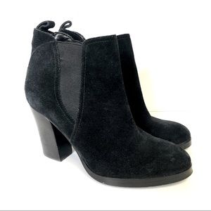 Marc Fisher Black High Heel Ankle Booties